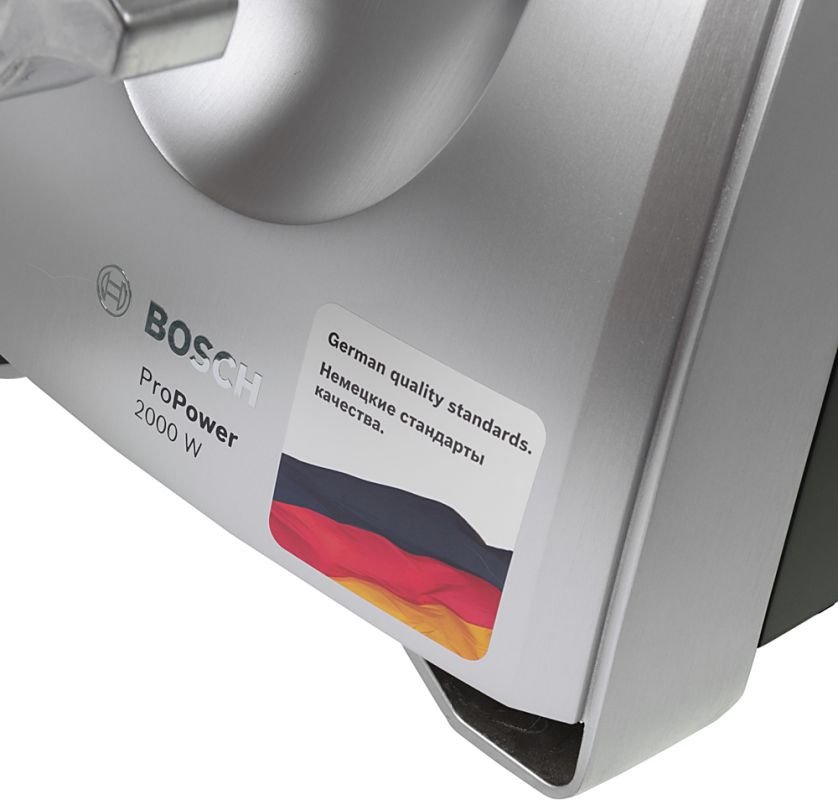 Мясорубка Bosch MFW67600 2000Вт серебристый/черный — фото 6