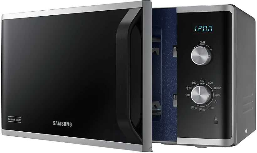 Микроволновая Печь Samsung MG23K3614AS/BW 23л. 800Вт серебристый — фото 3