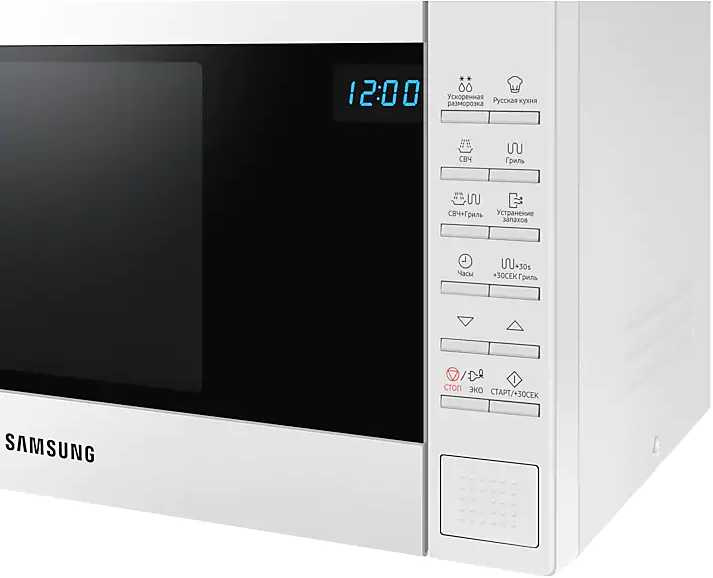 Микроволновая Печь Samsung GE88SUW/BW 23л. 800Вт белый — фото 2