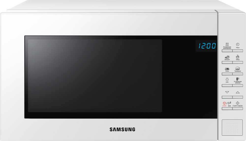 Микроволновая Печь Samsung ME88SUW/BW 23л. 800Вт белый — фото 5