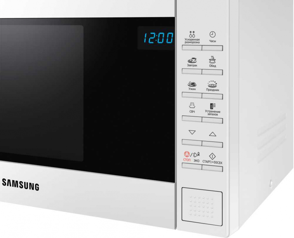 Микроволновая Печь Samsung ME88SUW/BW 23л. 800Вт белый