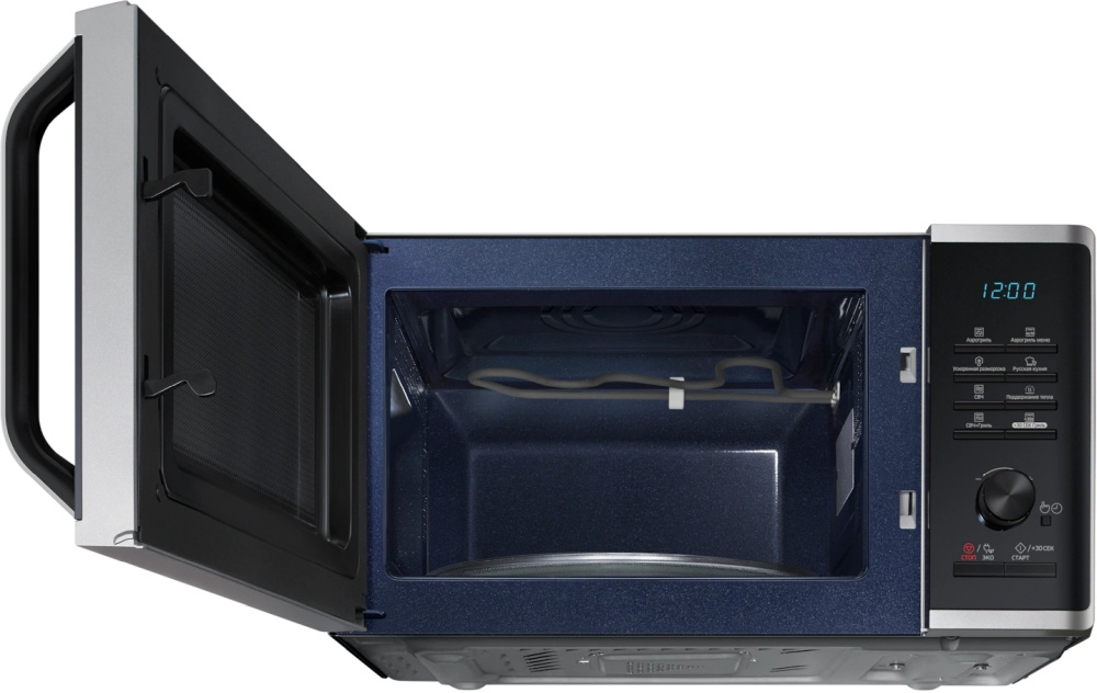 Микроволновая Печь Samsung MG23K3575AS/BW 23л. 800Вт черный/серебристый — фото 10