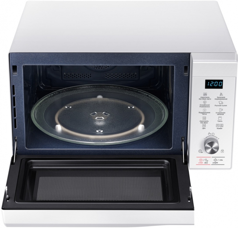 Микроволновая Печь Samsung MC32K7055CW/BW 32л. 900Вт белый — фото 6