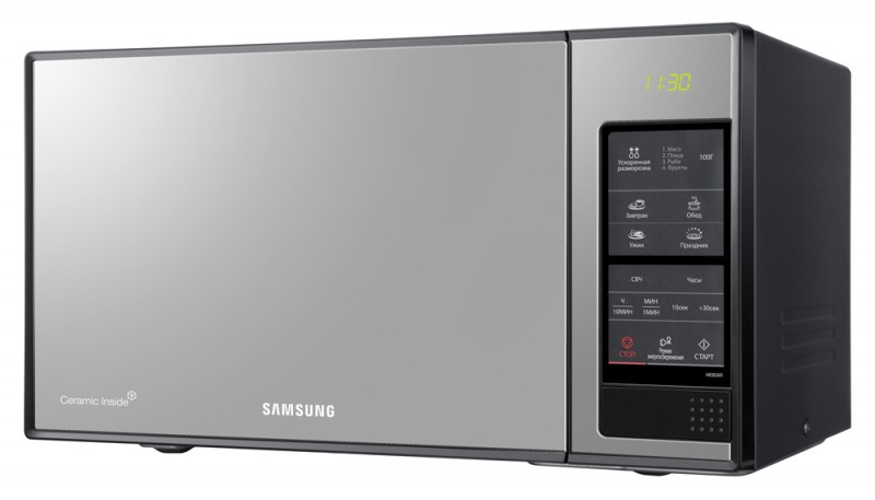 Микроволновая Печь Samsung ME83XR/BWT 23л. 800Вт черный — фото 2