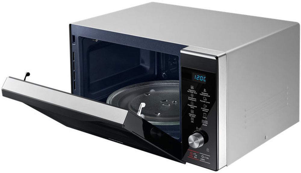 Микроволновая Печь Samsung MC32K7055CT/BW 32л. 900Вт нержавеющая сталь — фото 3