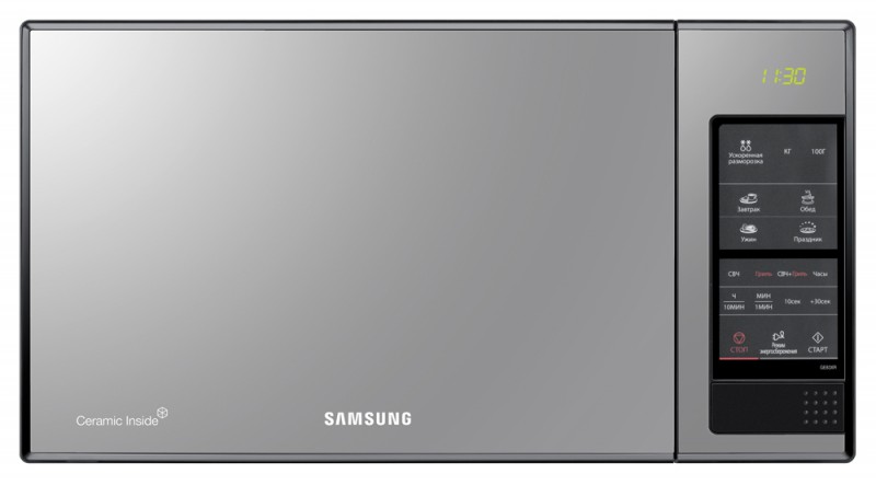 Микроволновая Печь Samsung GE83XR/BWT 23л. 800Вт черный — фото 4