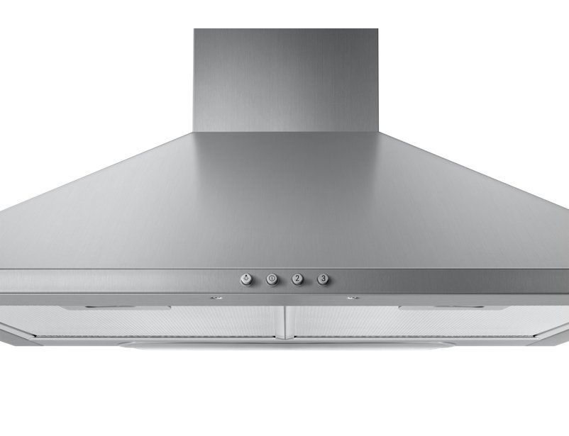 Вытяжка каминная Samsung NK24M3050PS нержавеющая сталь управление: кнопочное (1 мотор)