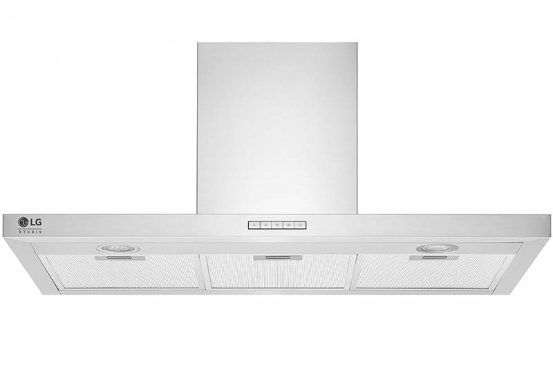 Вытяжка каминная LG DCE9601SU нержавеющая сталь управление: кнопочное (1 мотор) — фото 6