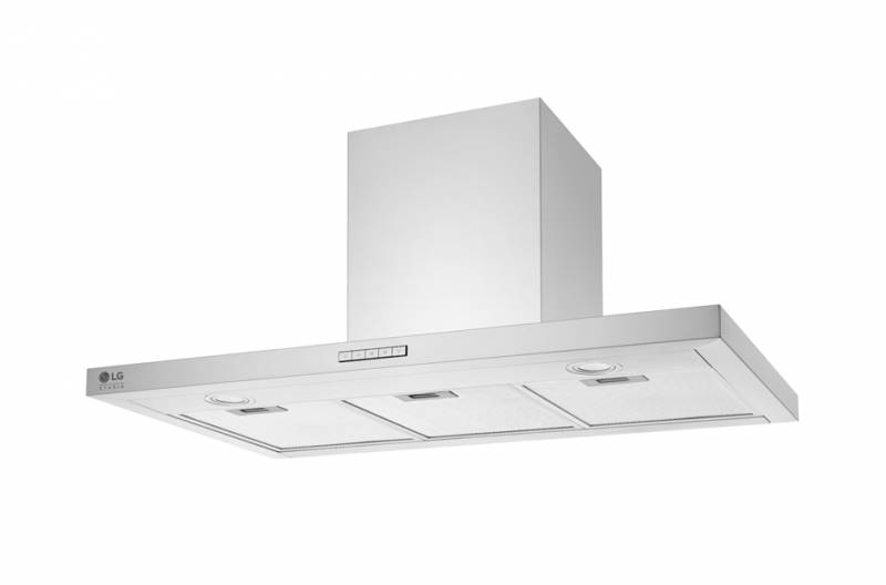 Вытяжка каминная LG DCE9601SU нержавеющая сталь управление: кнопочное (1 мотор) — фото 4