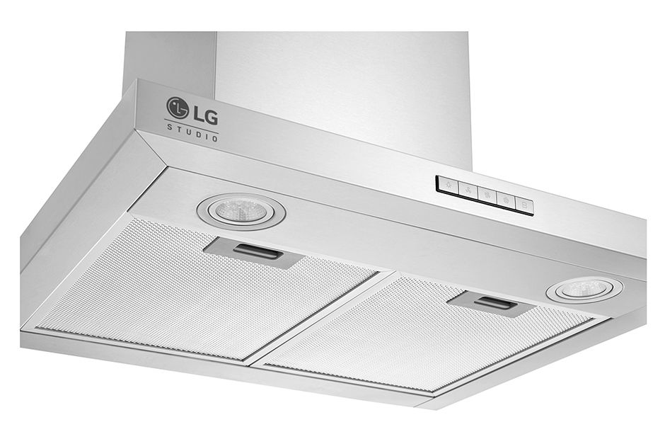 Вытяжка каминная LG DCE6601SU нержавеющая сталь управление: кнопочное (1 мотор)