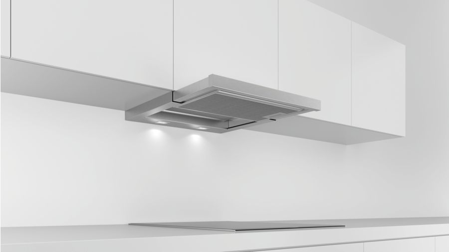 Вытяжка встраиваемая Bosch Serie 6 DFR067E51 серебристый управление: кнопочное (2 мотора)