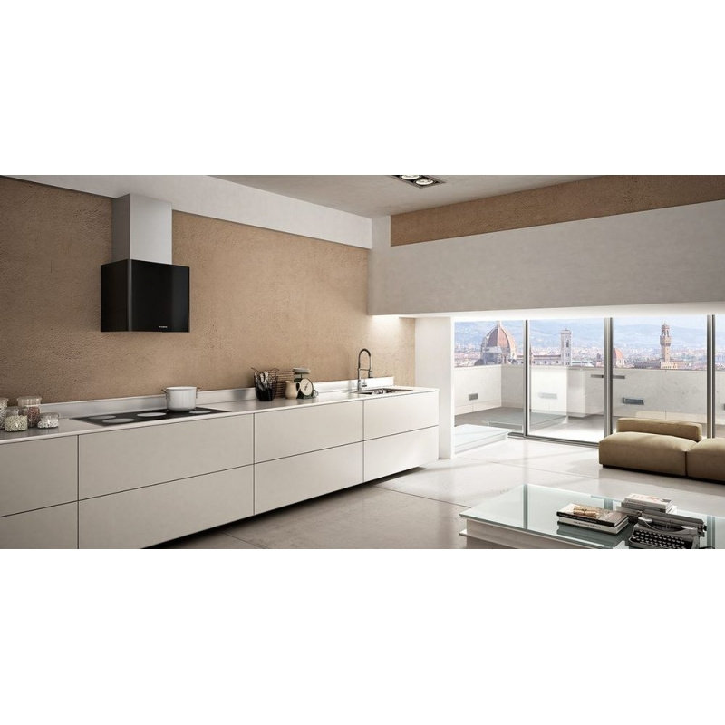 Вытяжка каминная Faber Lithos EG6 BK LED A45 черный управление: кнопочное (1 мотор) — фото 3