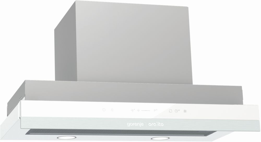 Вытяжка встраиваемая Gorenje Ora-Ito BHP643ORAW белый управление: сенсорное (1 мотор) — фото 4