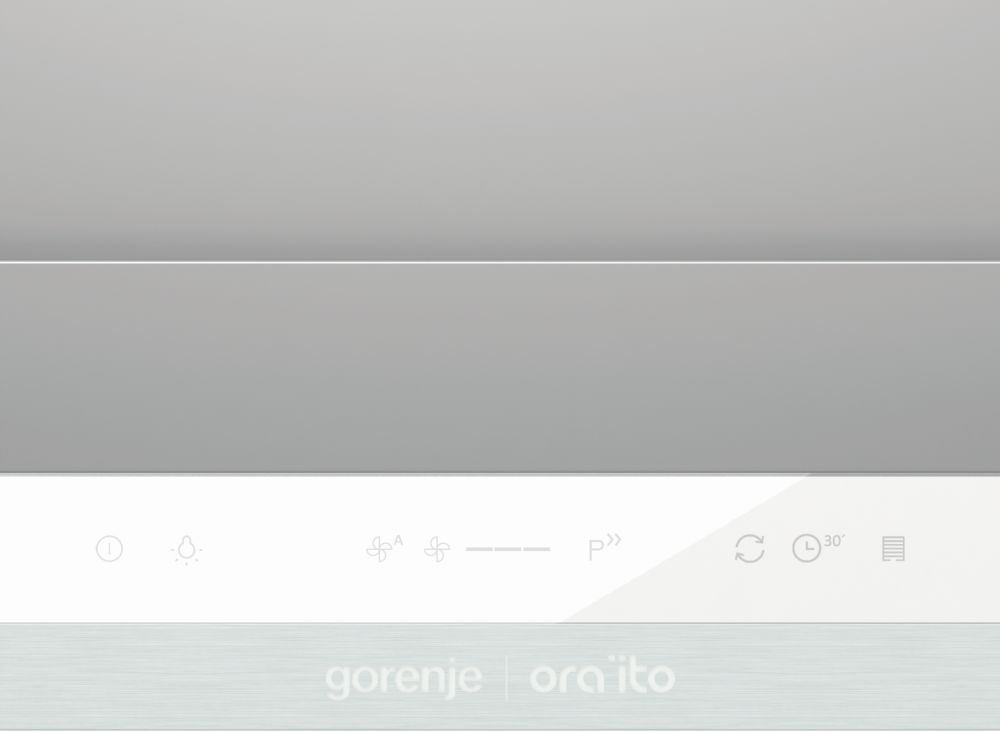 Вытяжка встраиваемая Gorenje Ora-Ito BHP643ORAW белый управление: сенсорное (1 мотор) — фото 2