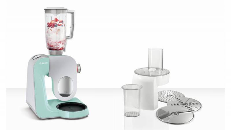 Кухонный комбайн Bosch MUM58020 1000Вт мятный/серебристый — фото 3