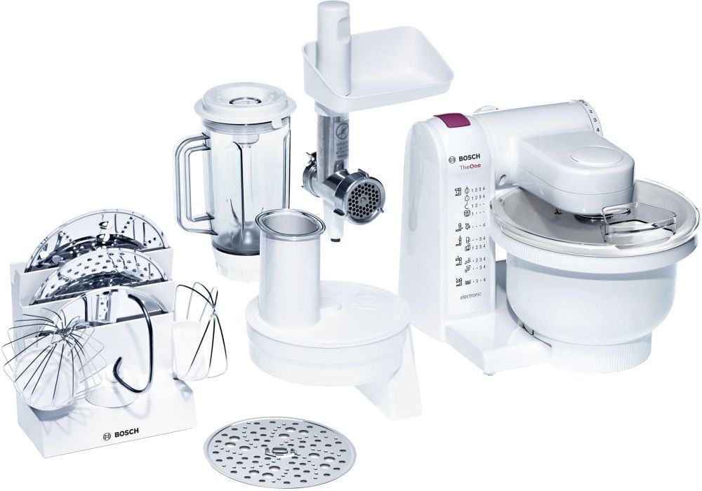 Кухонный комбайн Bosch ProfiMixx MUM4657 550Вт белый — фото 4
