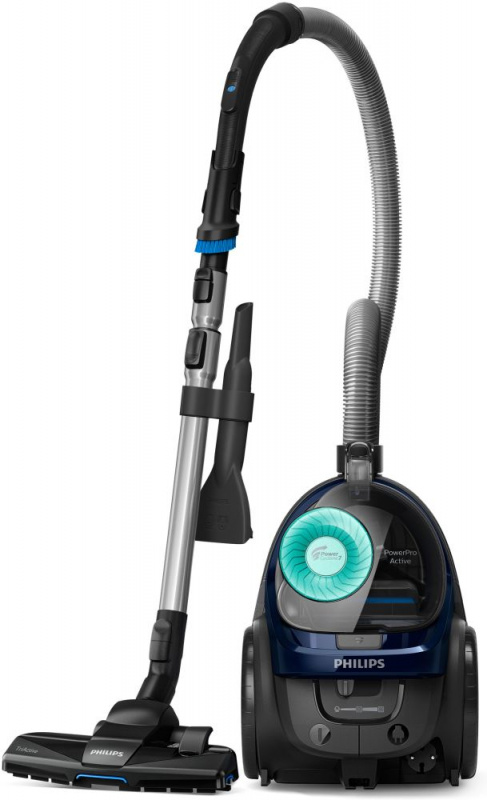 Пылесос Philips PowerPro Active FC9573/01 1900Вт черный/синий — фото 6