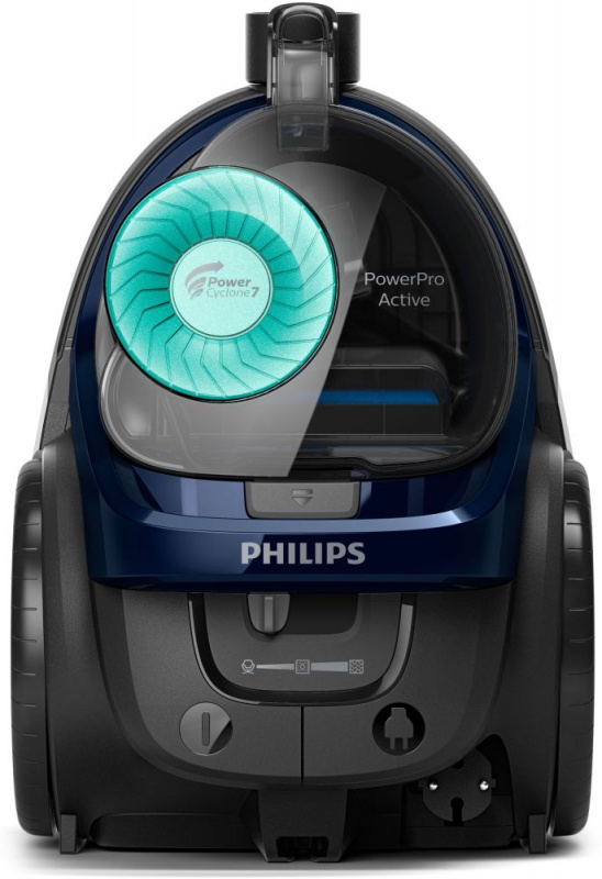 Пылесос Philips PowerPro Active FC9573/01 1900Вт черный/синий — фото 4