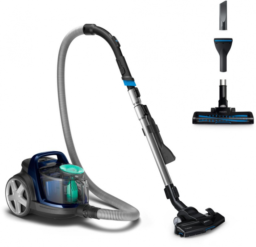 Пылесос Philips PowerPro Active FC9573/01 1900Вт черный/синий — фото 3