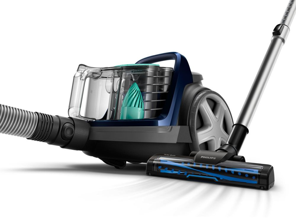 Пылесос Philips PowerPro Active FC9573/01 1900Вт черный/синий — фото 2