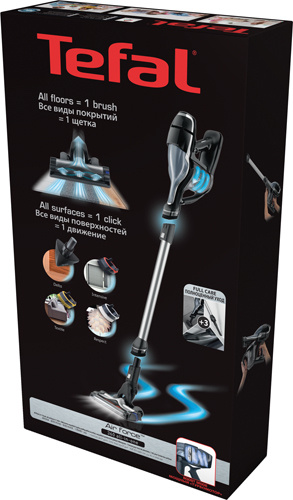 Пылесос ручной Tefal Air Force All-In-One 360 TY9266WO черный