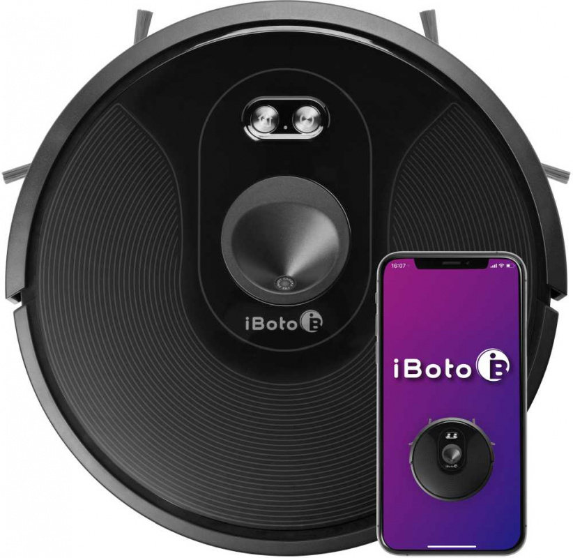 Пылесос-робот iBoto Smart C820W Aqua 25Вт черный — фото 11