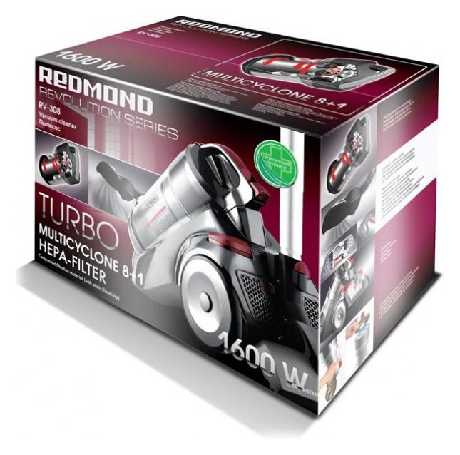 Пылесос Redmond RV-308 1600Вт серый