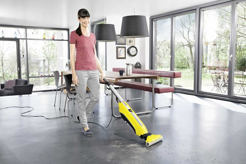 Пылесос-электровеник Karcher FC 5 460Вт желтый