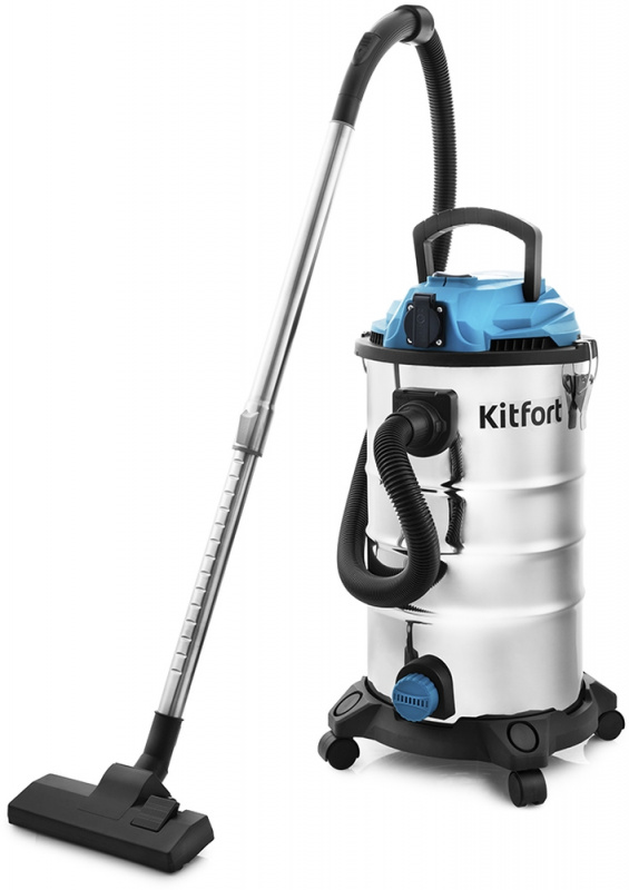 Пылесос Kitfort KT-550 1400Вт голубой/серебристый