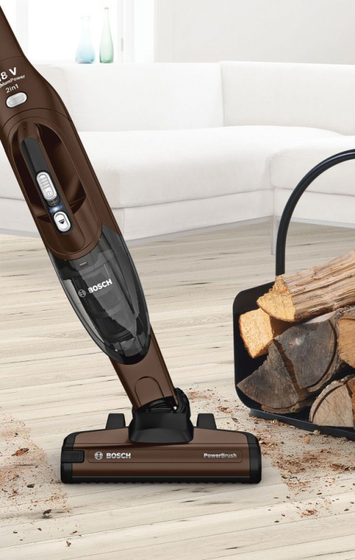 Пылесос ручной Bosch BBH218LTD коричневый — фото 2