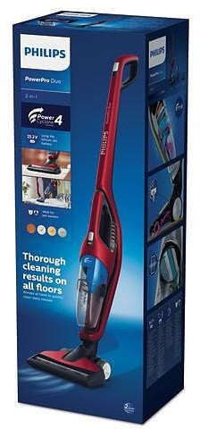 Пылесос ручной Philips PowerPro Duo FC6172/01 красный