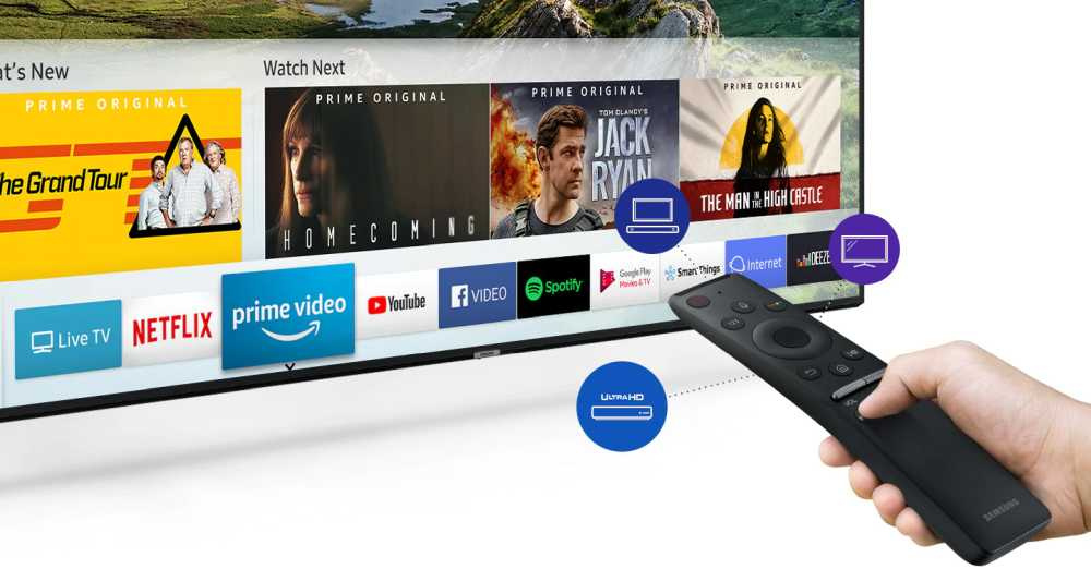 Телевизор LED Samsung 65" UE65RU8000UXRU 8 серебристый/Ultra HD/1000Hz/DVB-T2/DVB-C/DVB-S2/USB/WiFi/Smart TV (RUS) — фото 3