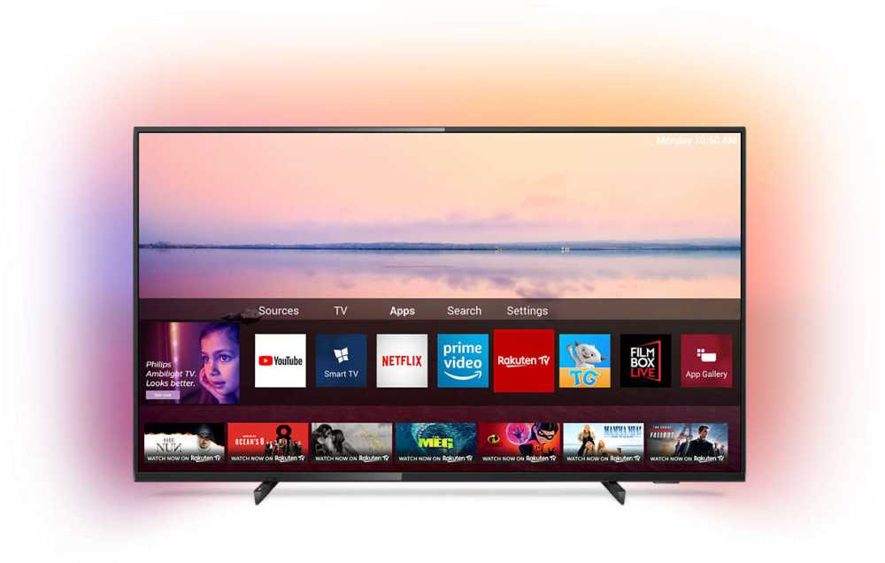 Телевизор LED Philips 65" 65PUS6704/60 серебристый/Ultra HD/1000Hz/DVB-T/DVB-T2/DVB-C/DVB-S/DVB-S2/USB/WiFi/Smart TV (RUS) — фото 2