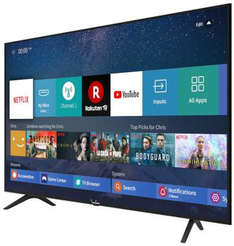 Телевизор LED Hisense 55" H55B7100 черный/Ultra HD/50Hz/DVB-T/DVB-T2/DVB-C/DVB-S/DVB-S2/USB/WiFi/Smart TV (RUS) — фото 6