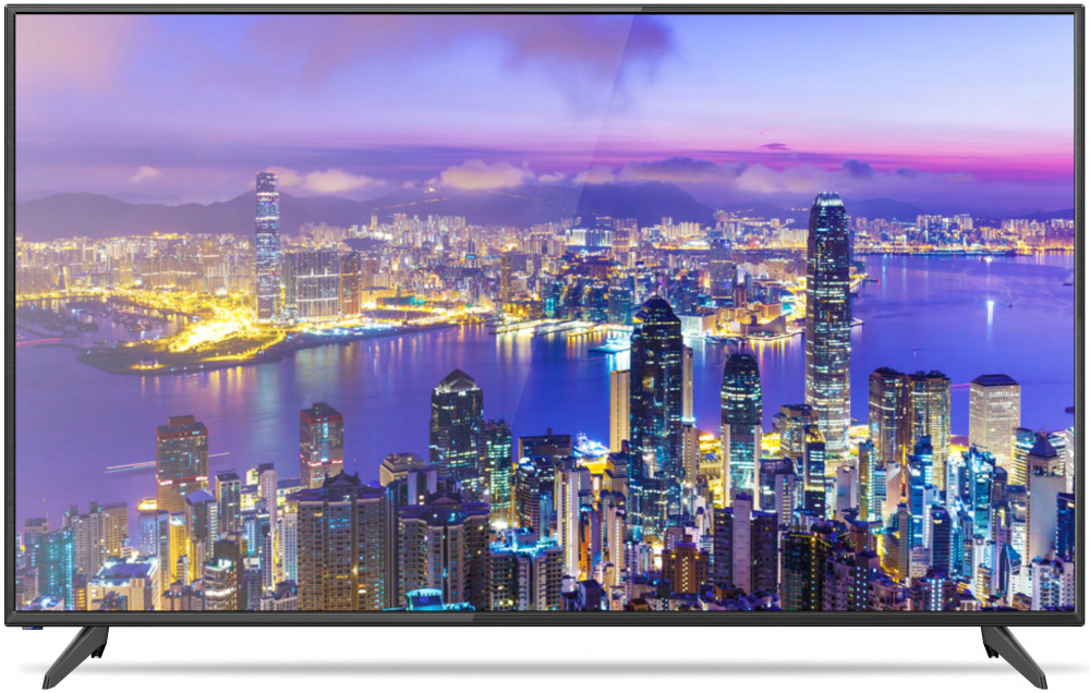 Телевизор LED Erisson 50" 50ULX9000T2 черный/Ultra HD/50Hz/DVB-T/DVB-T2/DVB-C/DVB-S2/USB/WiFi/Smart TV (RUS)