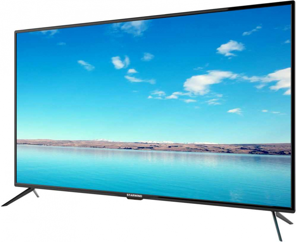 Телевизор LED Starwind 50" SW-LED50UA401 черный/Ultra HD/60Hz/DVB-T/DVB-T2/DVB-C/DVB-S2/USB/WiFi/Smart TV (RUS) — фото 2