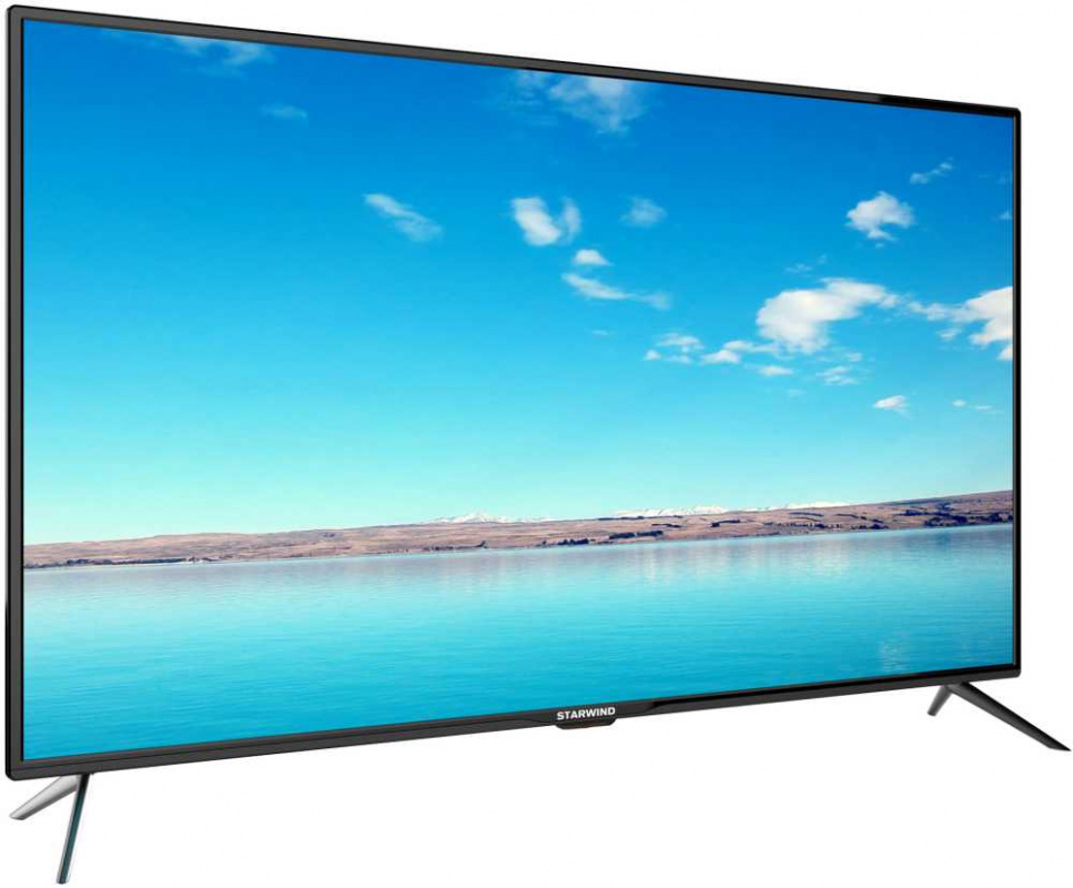 Телевизор LED Starwind 50" SW-LED50UA401 черный/Ultra HD/60Hz/DVB-T/DVB-T2/DVB-C/DVB-S2/USB/WiFi/Smart TV (RUS) — фото 3
