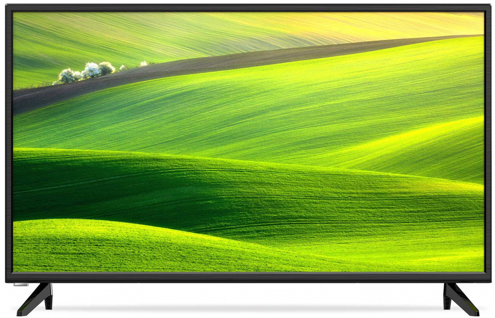 Телевизор LED Erisson 42" 42FLX9000T2 черный/FULL HD/50Hz/DVB-T/DVB-T2/DVB-C/DVB-S2/USB/WiFi/Smart TV (RUS)