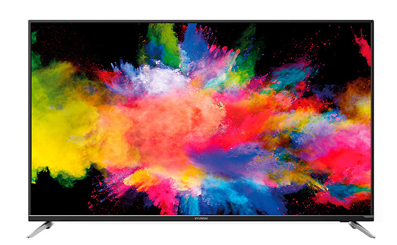 Телевизор LED Hyundai 43" H-LED43EU7000 черный/Ultra HD/60Hz/DVB-T2/DVB-C/DVB-S2/USB/WiFi/Smart TV (RUS)