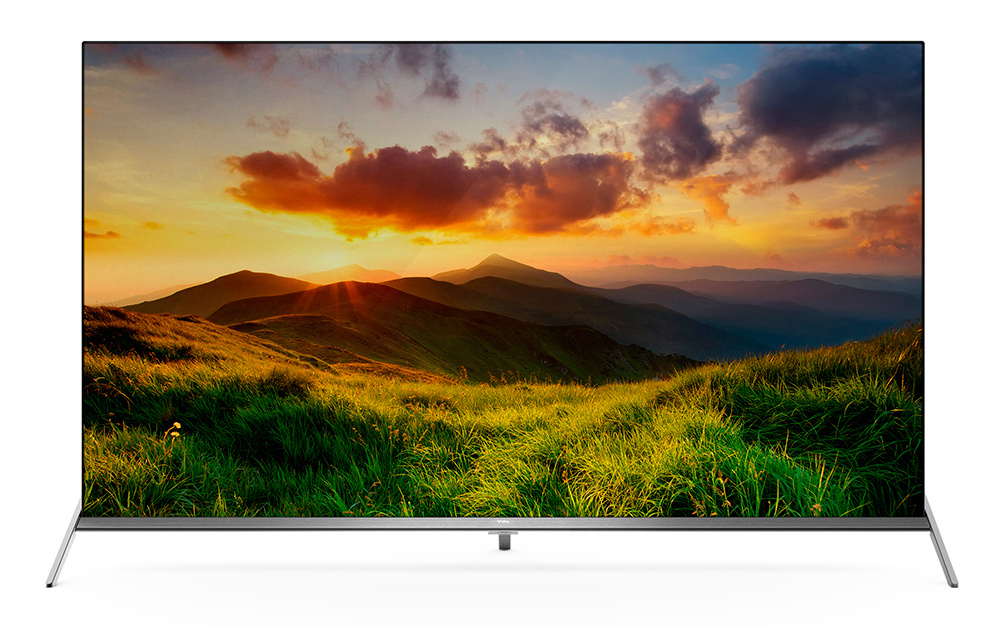 Телевизор LED TCL 65" L65P8SUS Frameless стальной/Ultra HD/60Hz/DVB-T2/DVB-C/DVB-S2/USB/WiFi/Smart TV (RUS)