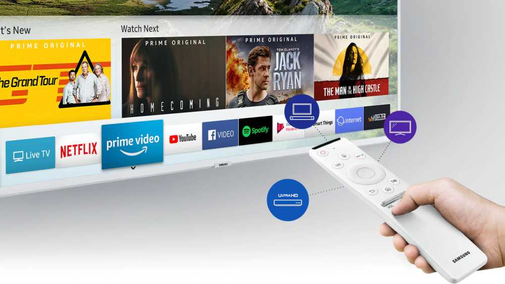 Телевизор LED Samsung 50" UE50RU7410UXRU 7 белый/Ultra HD/200Hz/DVB-T2/DVB-C/DVB-S2/USB/WiFi/Smart TV (RUS)