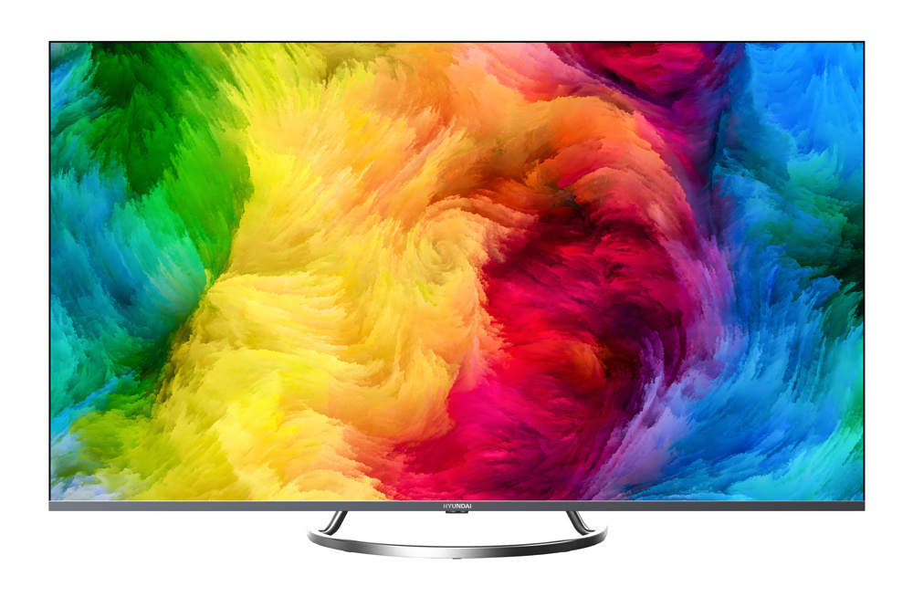 Телевизор LED Hyundai 50" H-LED50EU8000 Android TV Frameless черный/Ultra HD/60Hz/DVB-T2/DVB-C/DVB-S2/USB/WiFi/Smart TV (RUS) — фото 5