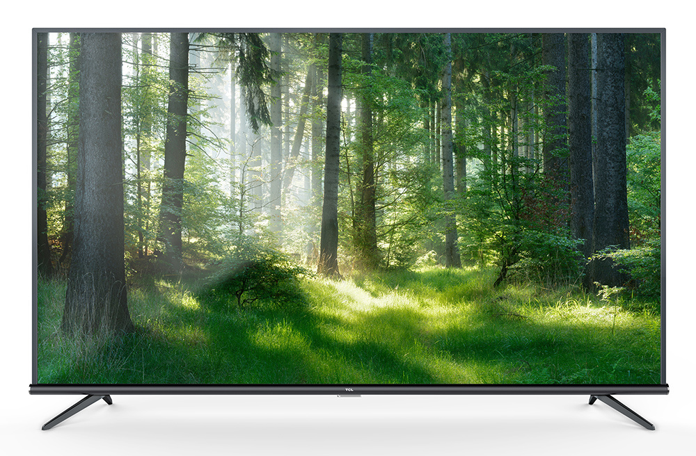 Телевизор LED TCL 50" L50P8MUS стальной/Ultra HD/60Hz/DVB-T2/DVB-C/DVB-S2/USB/WiFi/Smart TV (RUS)