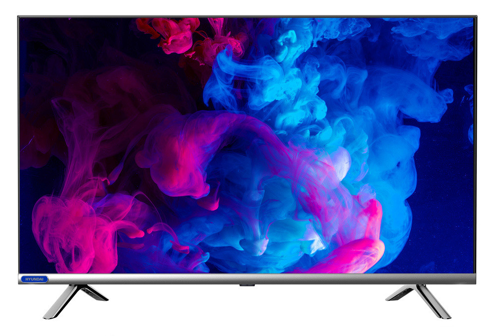 Телевизор LED Hyundai 32" H-LED32ES5108 Android TV серебристый/HD READY/60Hz/DVB-T2/DVB-C/DVB-S2/USB/WiFi (RUS)