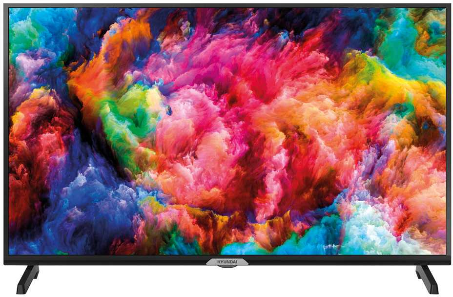 Телевизор LED Hyundai 40" H-LED40ES5004 Metal черный/FULL HD/60Hz/DVB-T2/DVB-C/DVB-S2/USB/WiFi/Smart TV (RUS)