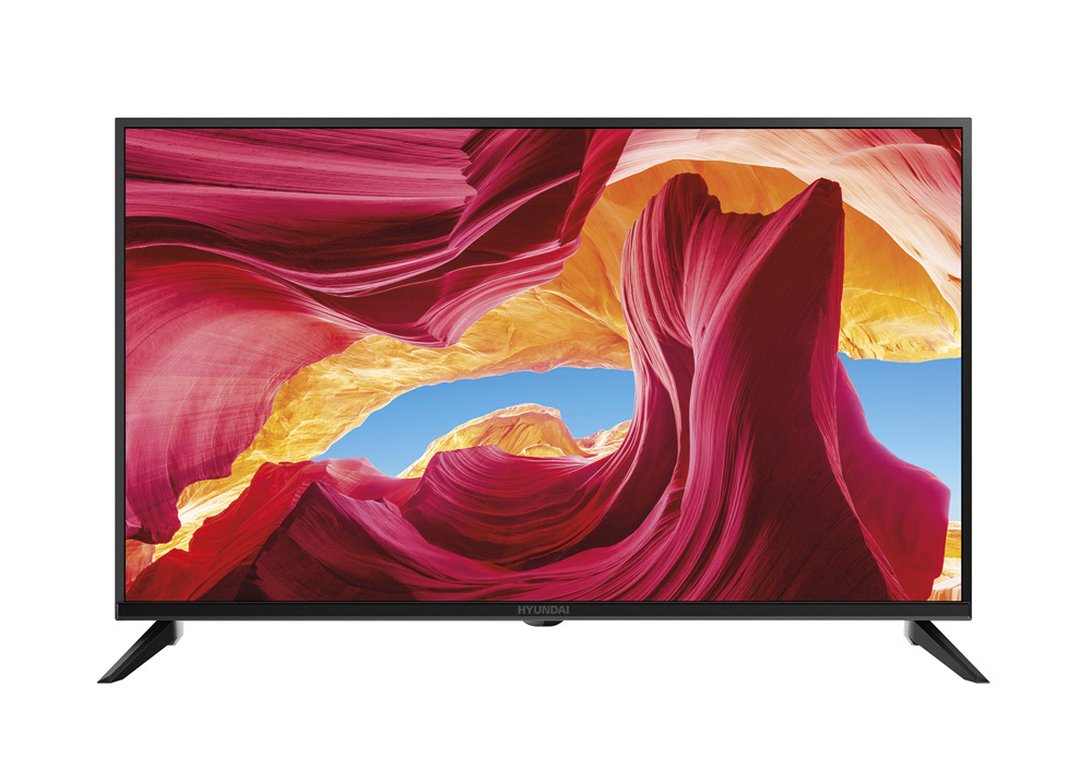 Телевизор LED Hyundai 43" H-LED43ET3003 Metal черный/FULL HD/60Hz/DVB-T/DVB-T2/DVB-C/DVB-S/DVB-S2/USB (RUS)