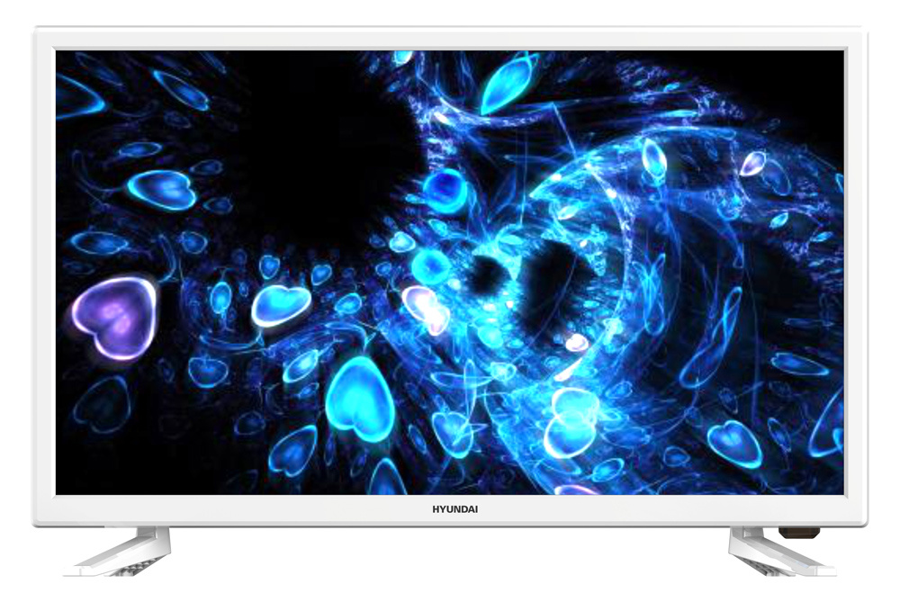 Телевизор LED Hyundai 24" H-LED24ES5020 белый/HD READY/60Hz/DVB-T2/DVB-C/DVB-S2/USB/WiFi/Smart TV (RUS) — фото 3