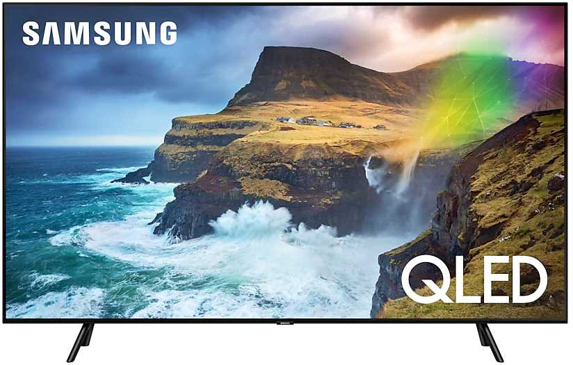 Телевизор QLED Samsung 65" QE65Q70RAUXRU Q черный/Ultra HD/1200Hz/DVB-T2/DVB-C/DVB-S2/USB/WiFi/Smart TV (RUS) — фото 10