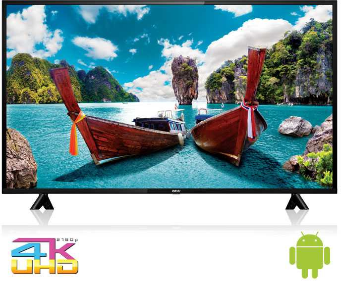 Телевизор LED BBK 55" 55LEX-8158/UTS2C черный/Ultra HD/50Hz/DVB-T2/DVB-C/DVB-S2/USB/WiFi/Smart TV (RUS)
