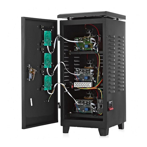 Стабилизатор напряжения Ресанта АСН-20000/3-ЭМ трехфазный черный (63/4/6) — фото 2